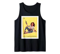 Funny Mexican 24th Birthday Girl Design - La Cumpleañera Tank Top