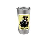 Funny Mexican Baptism Design - El Padrino Stainless Steel Insulated Tumbler