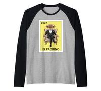 Funny Mexican Baptism El Padrino Proposal 2027 Raglan Baseball Tee