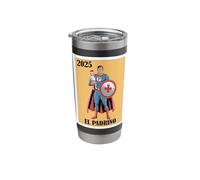 Funny Mexican Baptism Padrino Proposal 2025 - El Padrino Stainless Steel Insulated Tumbler