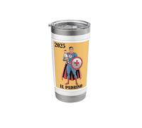 Funny Mexican Baptism Padrino Proposal 2025 - El Padrino Stainless Steel Insulated Tumbler