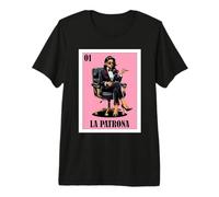 Funny Mexican Design for Aunt - La Patrona Premium T-Shirt