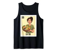 Funny Mexican Design for Aunt - La Tia Vegana Tank Top