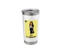 Funny Mexican Design for Hispanas - La Chingona Stainless Steel Insulated Tumbler