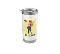 Funny Mexican Design for Hispanas - La Chingona Stainless Steel Insulated Tumbler