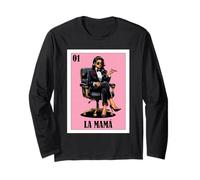 Funny Mexican Design for Mom - La Mama Long Sleeve T-Shirt