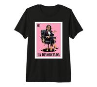 Funny Mexican Design for Single Women - La Divorciada Premium T-Shirt