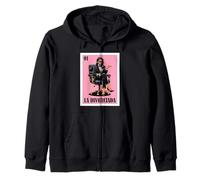Funny Mexican Design for Single Women - La Divorciada Zip Hoodie