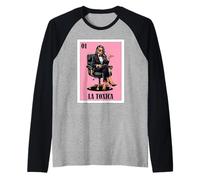 Funny Mexican Design - La Toxica Middle Age Women Raglan Baseball Tee