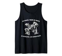 Funny Mexican Saying Skeleton Spanish Slang Words Sarcastic Tank Top