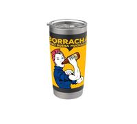 Funny Mexican Saying Spanish Slang Words Sarcastic Latinx Stainless Steel Insulated Tumbler