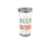 Funny Microbiology from Beer to Bacteria we Cover it All Stainless Steel Insulated Tumbler
