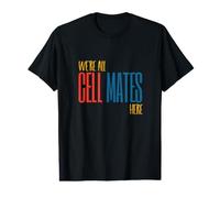 Funny Microbiology Pun We're All Cell Mates here Value Graphic T-Shirt