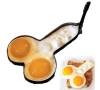 Funny Middle Finger Egg Mold, DIY Kitchen Accessories, Playful Body Part Shaped Eggs Fired Mold, Mould Frying Egg, Novelty Portable Grill Accessories for Camping Breakfast Sandwich, Rude Cooking Gift