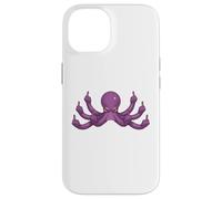 Funny Middle Finger Octopus Meme Adult Humor Graphic Case for iPhone 14