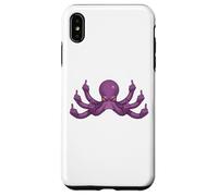 Funny Middle Finger Octopus Meme Adult Humor Graphic Case for iPhone XS Max