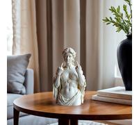 Funny Middle Finger Venus Statue,Venus with Attitude Statue of Goddess,Roman-Style Venus Bust Sculpture with Attitude,Bold Greek Goddess Aphrodite Resin Figurine,Rebellious Gift