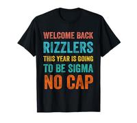 Funny Middle School Teacher Back To School Gen Alpha Slang T-Shirt