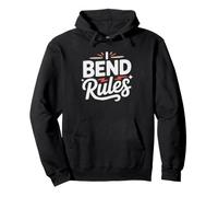 Funny Middle Sister Bend Rules Not Break Them Sibling Humor Pullover Hoodie