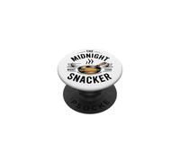 Funny Midnight Snacker Feast Night Time Eater Always Hungry PopSockets Adhesive PopGrip