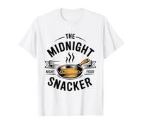 Funny Midnight Snacker Feast Night Time Eater Always Hungry T-Shirt