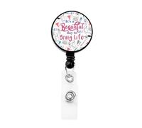 Funny Midwifery Badge Reel for Doula Labor and Delivery Nurse Appreciation Gift OBGYN ID Holder for Midwife (Bring Life Badge)