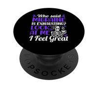 Funny Migraine Warrior PopSockets Adhesive PopGrip