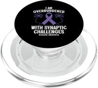 Funny Migraine Warrior PopSockets PopGrip for MagSafe