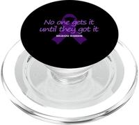 Funny Migraine Warrior PopSockets PopGrip for MagSafe