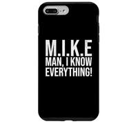 Funny Mike Man I Know Everything Lazy Christmas Mike Name Case for iPhone 7 Plus/8 Plus