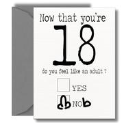 Funny Milestone Birthday Card For Him - 21st, 30th, 40th, 50th, 60th Age Range Collection (18th)
