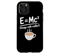 Funny Milk Coffee Physics Math Meme Morning Caffeine Case for iPhone 11 Pro