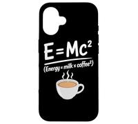Funny Milk Coffee Physics Math Meme Morning Caffeine Case for iPhone 16