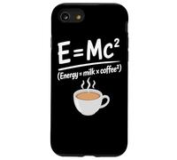Funny Milk Coffee Physics Math Meme Morning Caffeine Case for iPhone SE (2020) / 7/8