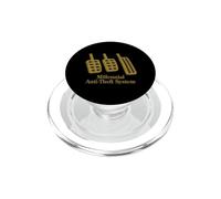 Funny Millennial Anti-Theft System Design PopSockets PopGrip for MagSafe