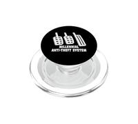 Funny Millennial Anti-Theft System Design PopSockets PopGrip for MagSafe