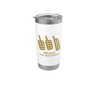Funny Millennial Anti-Theft System Design Stainless Steel Insulated Tumbler