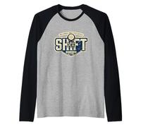 Funny Millennial's Anti Theft Device Manual Stick-Shift Car Raglan Baseball Tee