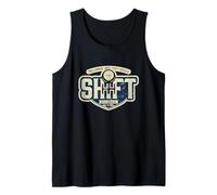 Funny Millennial's Anti Theft Device Manual Stick-Shift Car Tank Top