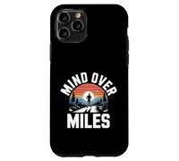 Funny Mind Over Miles Saying Runner Motivation Case for iPhone 11 Pro