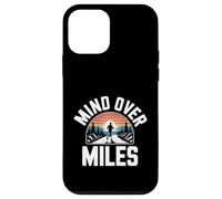 Funny Mind Over Miles Saying Runner Motivation Case for iPhone 12 mini