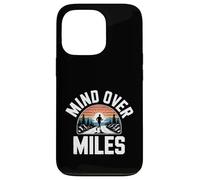 Funny Mind Over Miles Saying Runner Motivation Case for iPhone 13 Pro