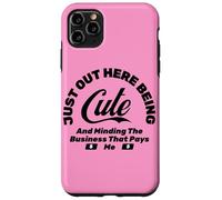 FUNNY MINDING THE BUSINESS THAT PAYS ME Case for iPhone 11 Pro Max