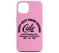 FUNNY MINDING THE BUSINESS THAT PAYS ME Case for iPhone 13