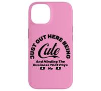 FUNNY MINDING THE BUSINESS THAT PAYS ME Case for iPhone 14