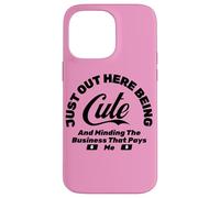 FUNNY MINDING THE BUSINESS THAT PAYS ME Case for iPhone 14 Pro Max