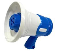 Funny Mini Megaphone with Record and Playback Prank Joke Toy for Kids Adults Party Games Loudspeaker Portable Speaker Amplifier Novelty (Blue, One Size)