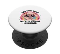 Funny Miniature Poodle Sarcastic Puppy Dog Mom Tiny Boss PopSockets Adhesive PopGrip