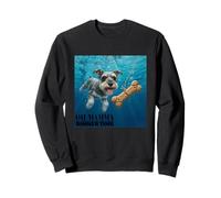 Funny Miniature Schnauzer Swimming Underwater Sweatshirt