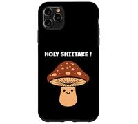 Funny minimalist mushroom simple holy shiitake Case for iPhone 11 Pro Max